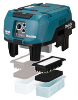 Makita Akku-Staubsauger Staubklasse M – mit AWS, Automatik-Filterreinigung & Sicherheitsfeatures - VC006GMZ01