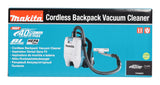Makita Akku-Rucksackstaubsauger – 2L Behälter, HEPA-Filter & 4-stufige Saugkraft - VC008GZ
