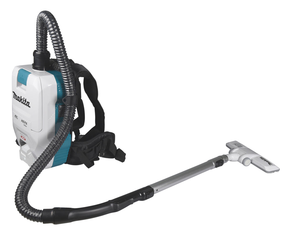 Makita Akku-Rucksackstaubsauger – 2L Behälter, HEPA-Filter & 4-stufige Saugkraft - VC008GZ