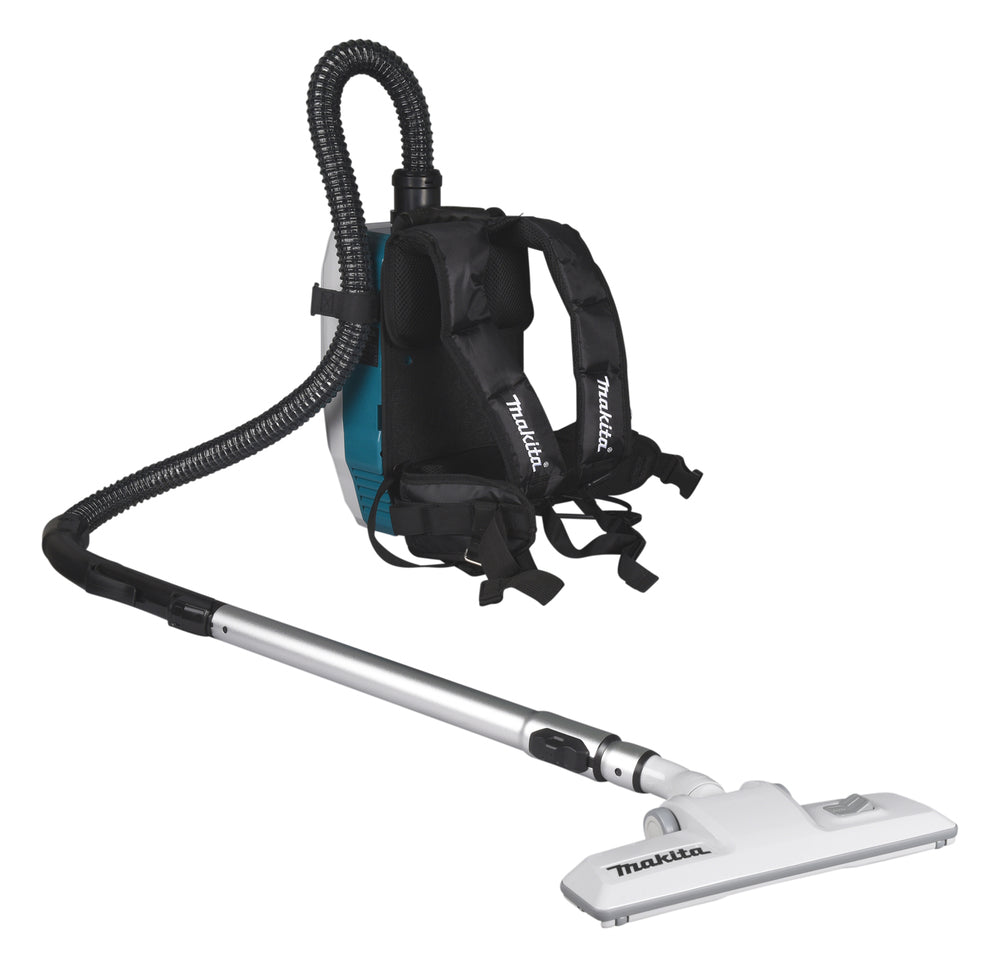 Makita Akku-Rucksackstaubsauger – 2L Behälter, HEPA-Filter & 4-stufige Saugkraft - VC008GZ