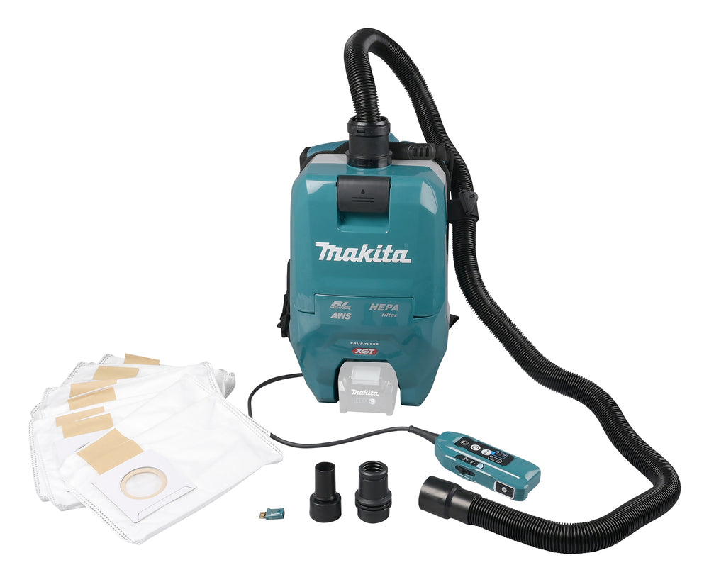 Makita Akku-Rucksackstaubsauger 40V – mit AWS, HEPA-Filter & bürstenlosem Motor - VC009GZ01