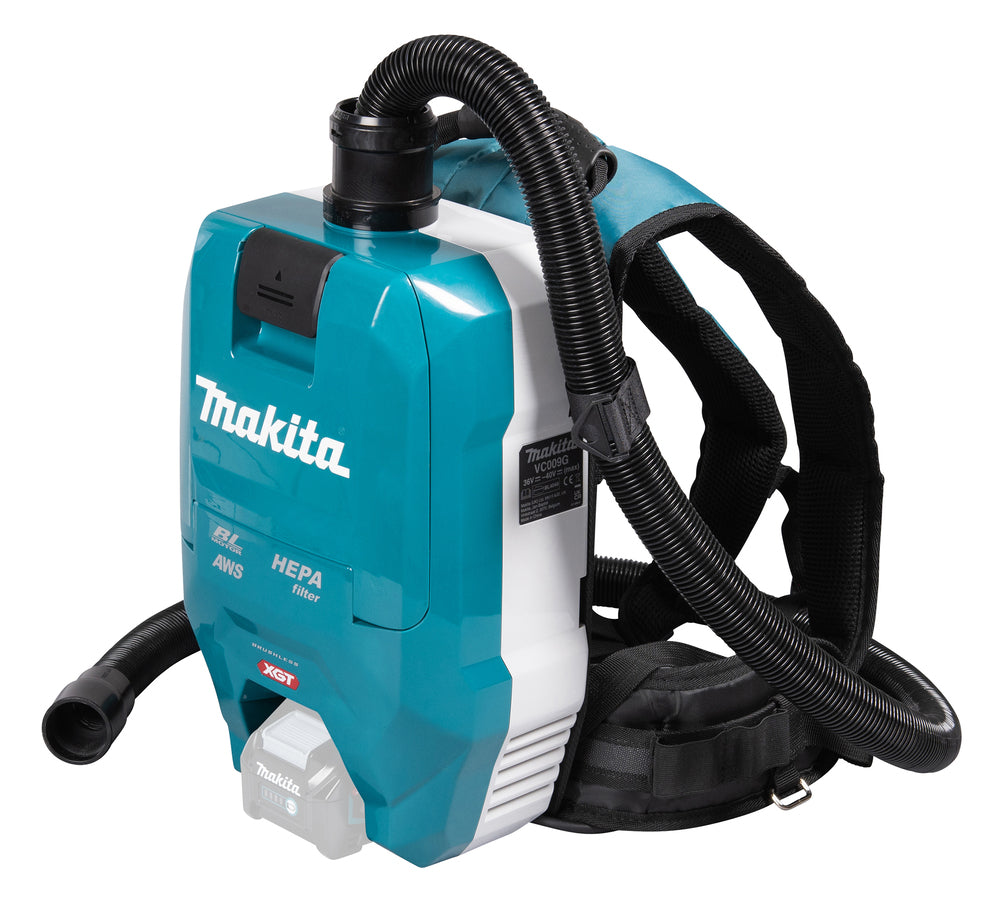 Makita Akku-Rucksackstaubsauger 40V – mit AWS, HEPA-Filter & bürstenlosem Motor - VC009GZ01