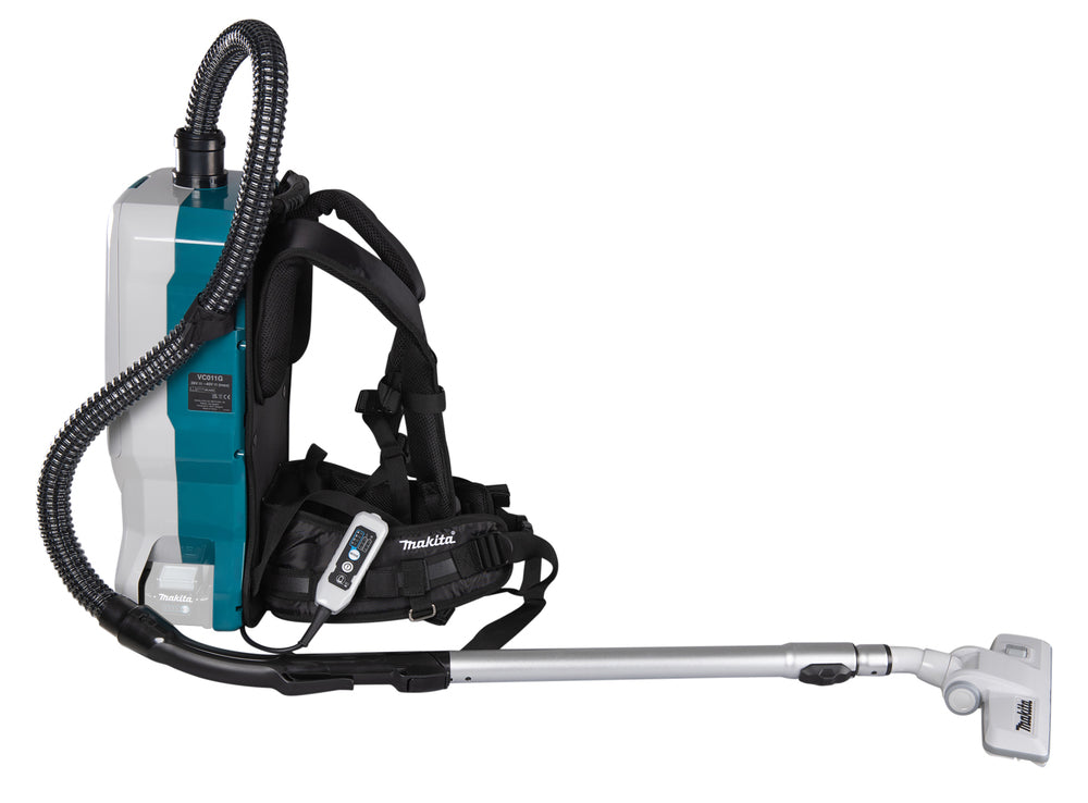 Makita Akku-Rucksackstaubsauger 40V – mit HEPA-Filter, 6L Staubsack & LED-Licht - VC011GZ