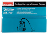 Makita Akku-Rucksackstaubsauger 40V – mit HEPA-Filter, 6L Staubsack & LED-Licht - VC011GZ