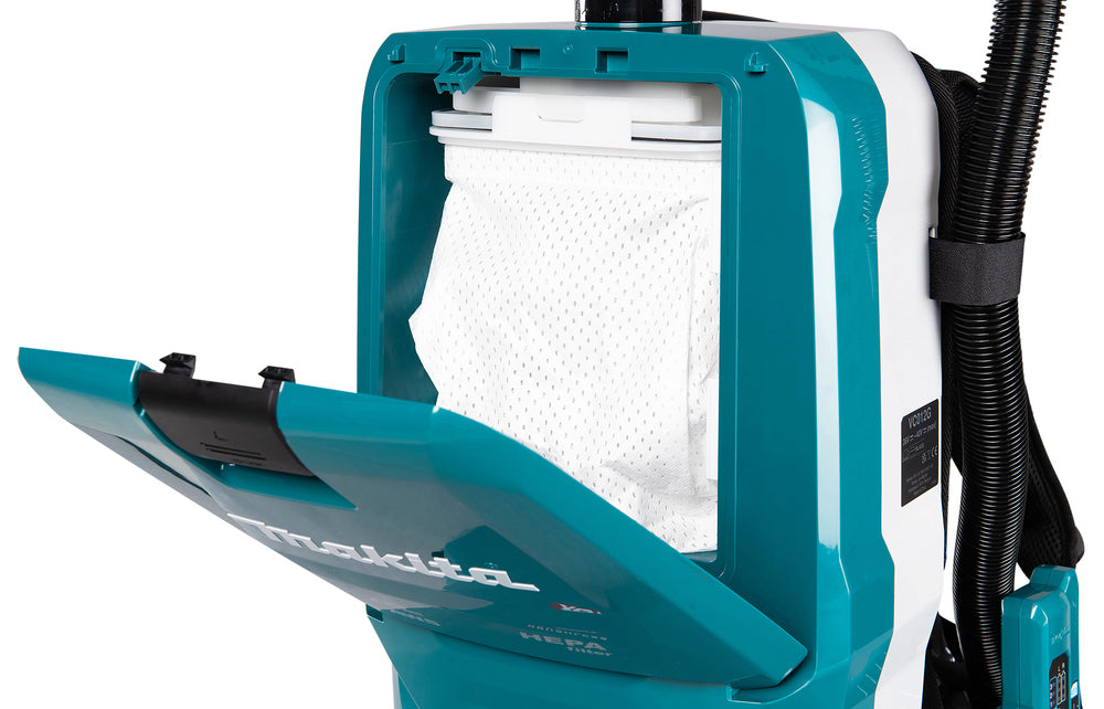 Makita Akku-Rucksackstaubsauger 40V – mit AWS, HEPA-Filter & Memory-Saugkraft - VC012GZ01