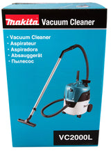 Makita Nass- und Trockensauger Staubklasse L – mit Push-Clean Filterreinigungssystem - VC2000L