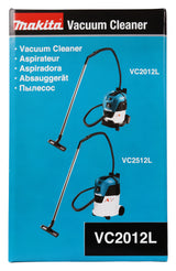 Makita Nass- und Trockensauger Staubklasse L – 20L Edelstahlbehälter & Push-Clean-System - VC2012L