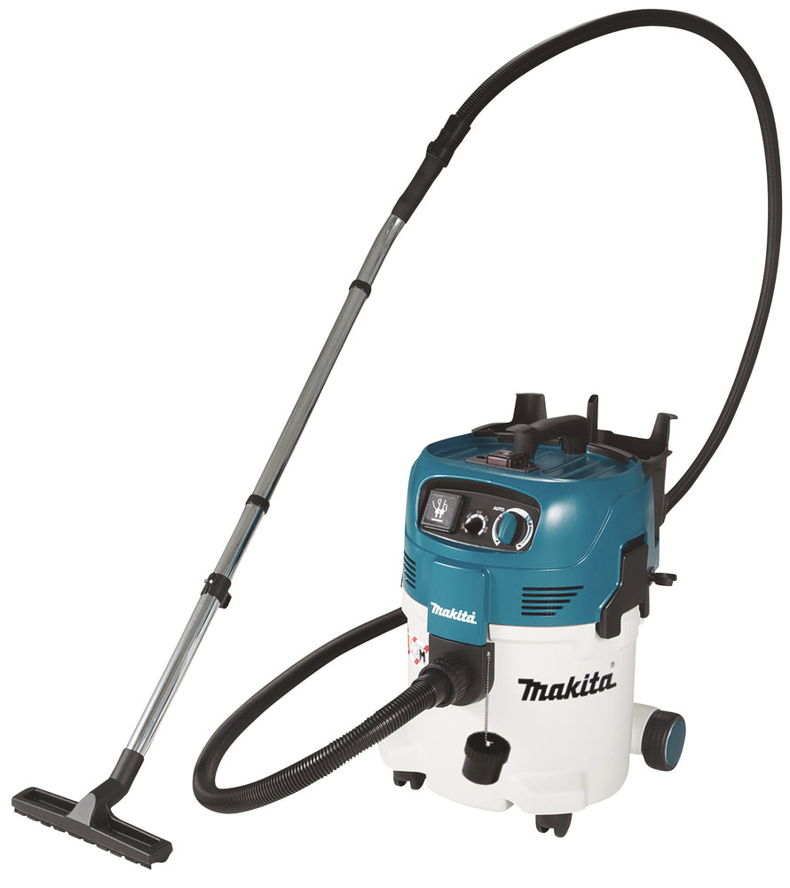 Makita Nass- und Trockensauger Staubklasse M – 30L Kunststofftank & Push-Clean-System - VC3012M