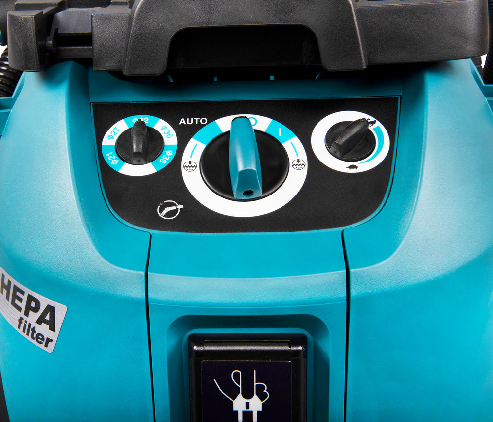 Makita Nass- und Trockensauger Staubklasse M – mit Automatik-Start & 42L Tank - VC4210M