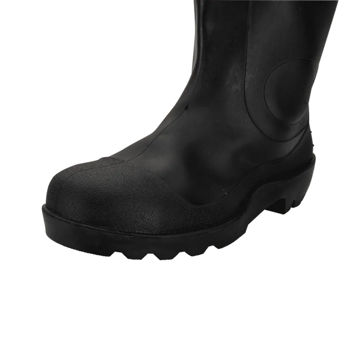 VITO Gummistiefel Sicherheitsstiefel S5 - Arbeitsschuhe Kl.II - Stiefel - wasserdicht, rutschfest, leicht, hält Füße warm und trocken - schwarz - Security