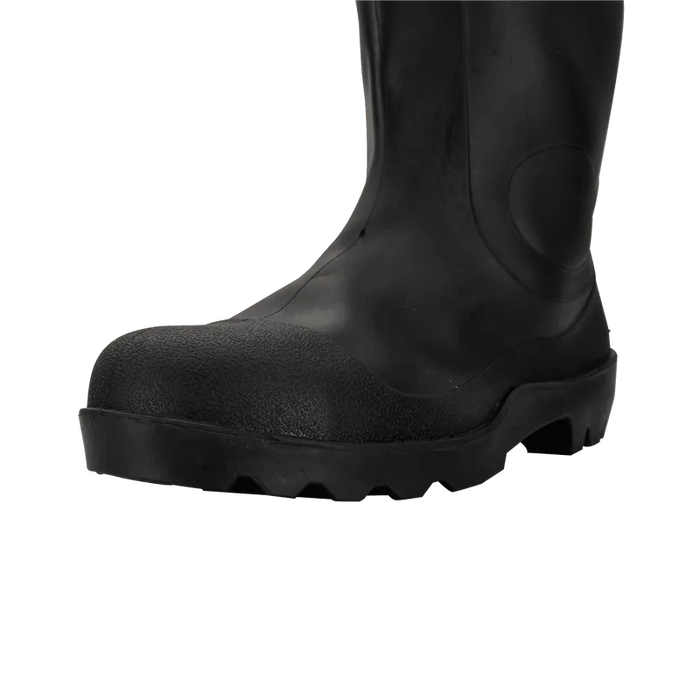 VITO Gummistiefel Sicherheitsstiefel S5 - Arbeitsschuhe Kl.II - Stiefel - wasserdicht, rutschfest, leicht, hält Füße warm und trocken - schwarz - Security