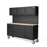 VITO Mobile Werkbank 182 cm mit 15 Schubladen – VIBTM182