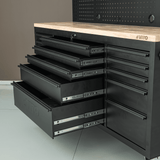 VITO Mobile Werkbank 182 cm mit 15 Schubladen – VIBTM182