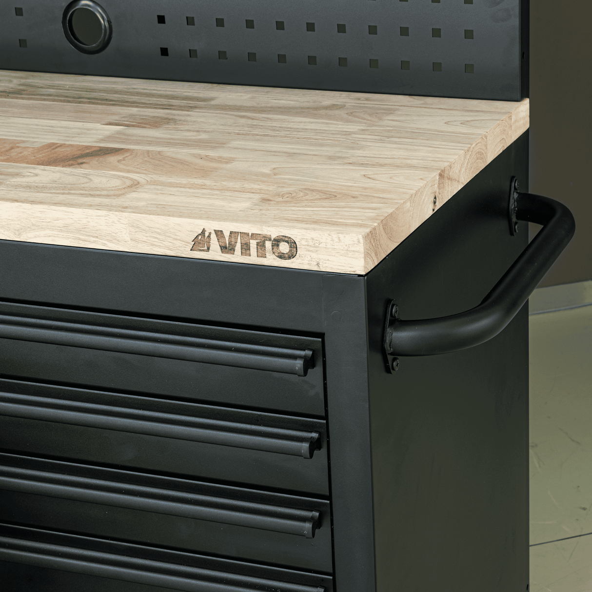 VITO Mobile Werkbank 182 cm mit 15 Schubladen – VIBTM182