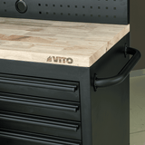 VITO Mobile Werkbank 182 cm mit 15 Schubladen – VIBTM182