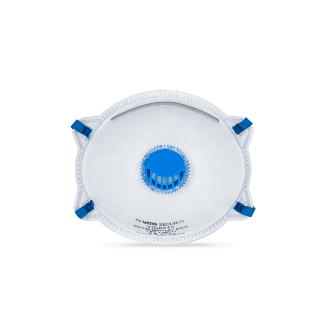 VITO Satz von 3 Partikel-Atemschutzmasken mit Ventil Ffp1 VIC821VP1