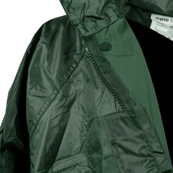 VITO Nylon Mackintosh, Regenmantel mit Kapuze, Regenjacke, Regenponcho M bis XXL - VICN