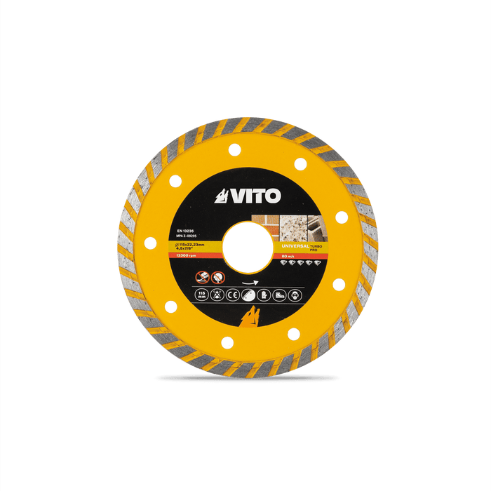 VITO Universal-Turbo-Diamantscheibe Pro 230mm VIDT230P