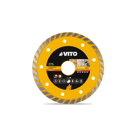 VITO Universal-Turbo-Diamantscheibe Pro 115mm VIDT115P