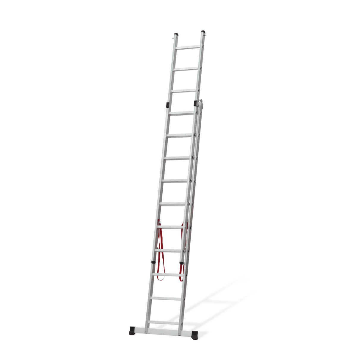 VITO 2-teilige Kombileiter mit je 14 Sprossen EN 131 Schiebeleiter aus Aluminium 2x14 Sprossen - VIEDQ4