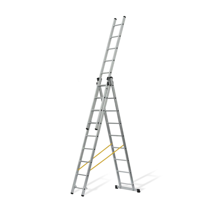 VITO Kombileiter aus Aluminium 3x7 - 3-teilig - Höhe 3,60 m