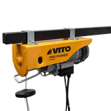 VITO Elektrische Seilwinde 12m 100/ 6m 200 kg - Flaschenzug Kran - VIGE500
