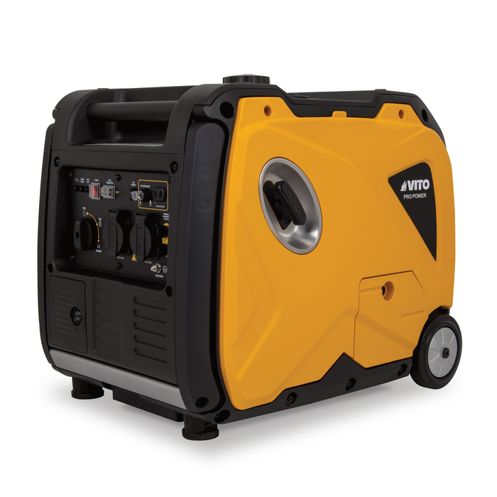 VITO Inverter Benzin-Stromerzeuger 3500W max. E-Start + Seilzug Generator