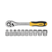 VITO 1/2" Steckschlüsselsatz mit Ratschengriff - 11 Teile VIJR1211