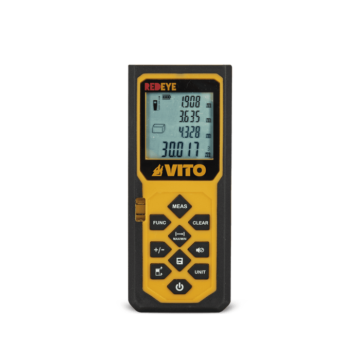 VITO Laser-Distanz-, Flächen- & Volumenmessgerät - Digitalmessgerät mit Signalton