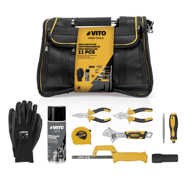 VITO Nylontasche mit Bastelwerkzeug - 11 Stück VIMNFB11