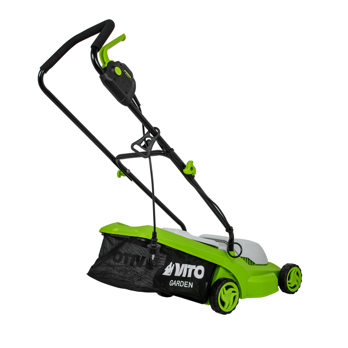 VITO Elektro Rasenmäher 1200W, bis 300m², Schnitt 32cm, 3 Schnitthöhen