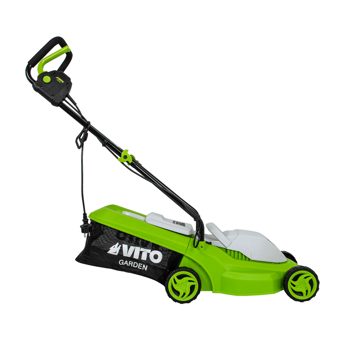 VITO Elektro Rasenmäher 1200W, bis 300m², Schnitt 32cm, 3 Schnitthöhen