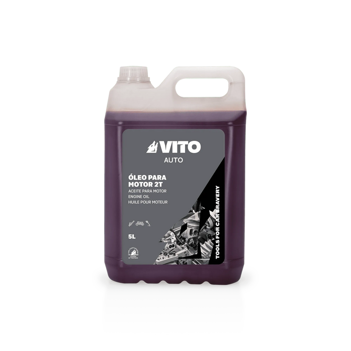 VITO Schmiermittel 5 L - 2-Takt Motorenöl, Öl, teilsynthetischer Schmierstoff