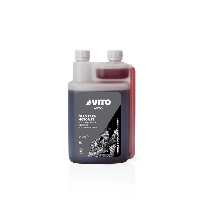 VITO 2-Takt-Motoröl 1 Liter Zweitaktöl teilsynthetisch für Motorsägen 1L