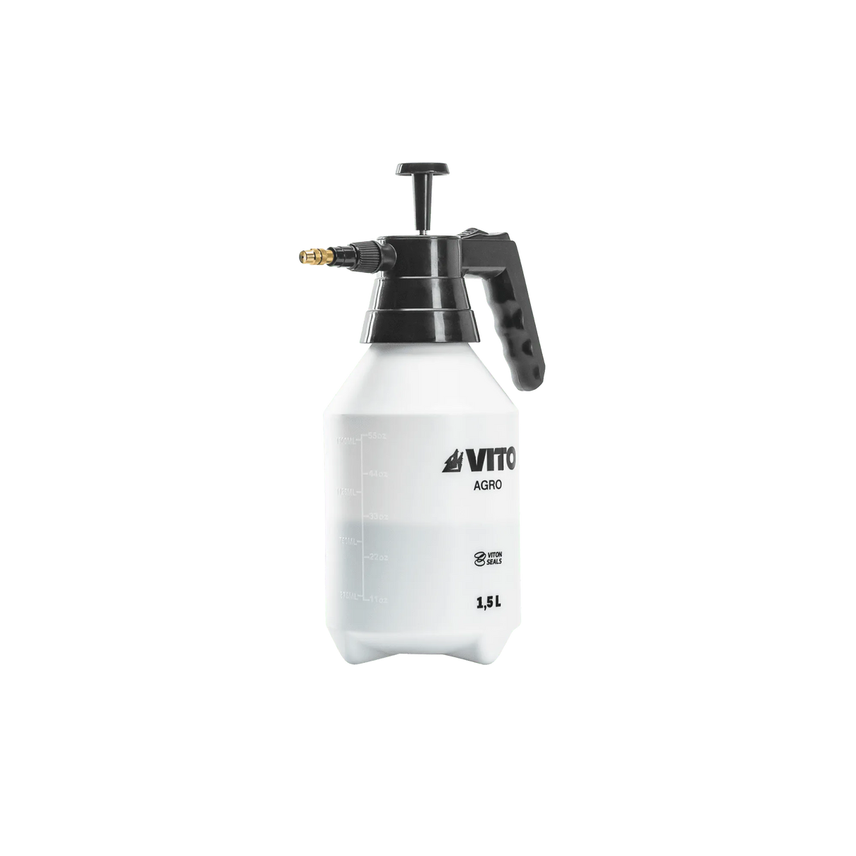 VITO Profi Drucksprüher  mit VITON Dichtungen für Chemikalien, 1,5 Liter Fassungsvermögen - VIPUPRO15