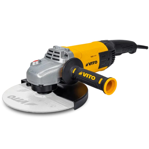 VITO Winkelschleifer 2200W - 230mm - seitlicher Griff, Schutzsystem - VIRE23022A