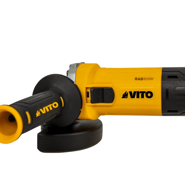 VITO Winkelschleifer 850W - 115mm - seitlicher Griff, Schutzsystem, 230V