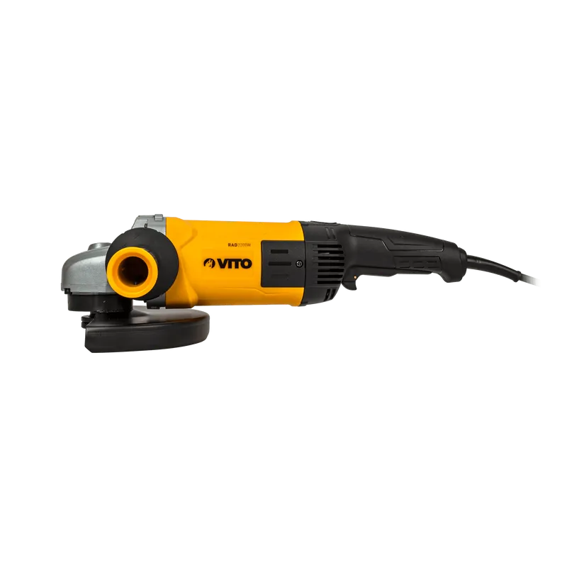 VITO Winkelschleifer 2200W - 230mm - seitlicher Griff, Schutzsystem - VIRE23022A