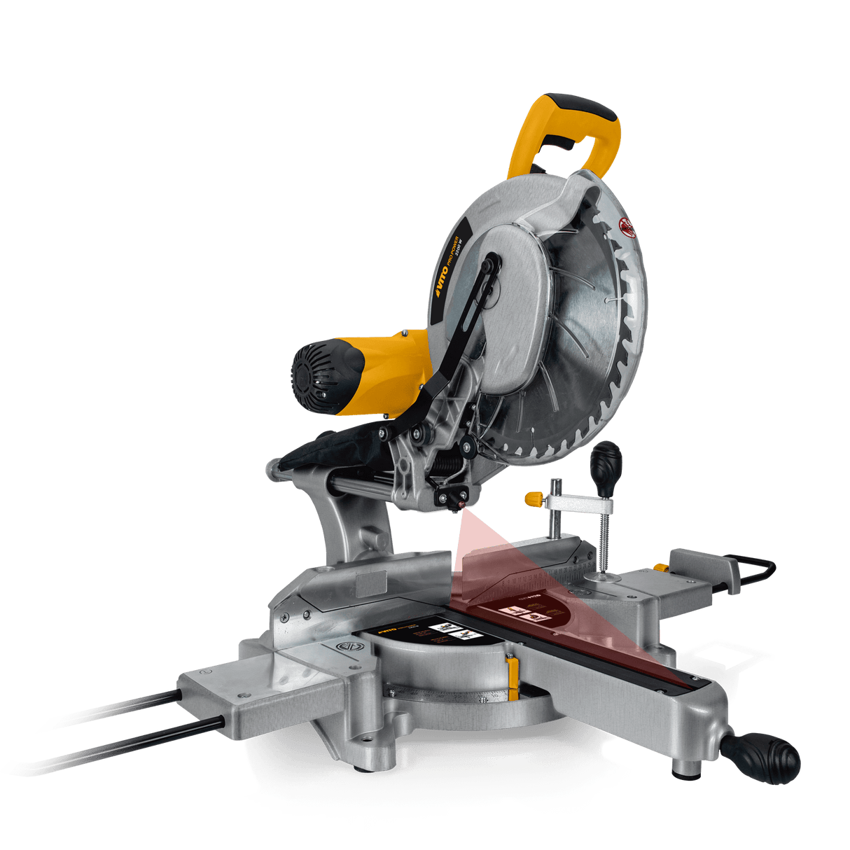 VITO Profi Kapp- und Gehrungssäge 2200W Paneelsäge 305mm, 40 Zähne Sägeblatt, Laser - VISCME305