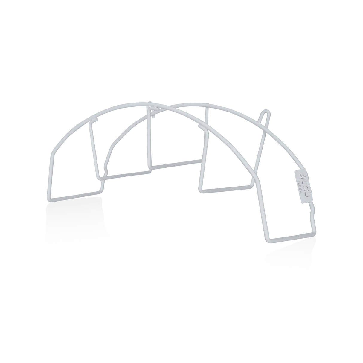 VITO Handmade Schlauchhalter Nr. 0 aus Edelstahl weiß lackiert - Abmessung: 550 mm - VISMP0