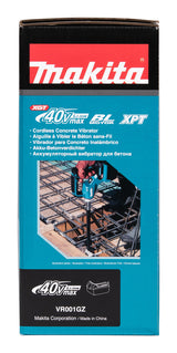 Makita Akku-Betonverdichter – 2 Betriebsmodi, für Verdichtervorsätze Ø 32 & Ø 38 mm (Lieferung ohne Vorsatz) - VR001GZ