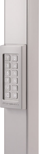 LOCINOX Zugangs-Tastatur Slimstone-2 Codetastatur IP65 Aufputz schwarz/silber