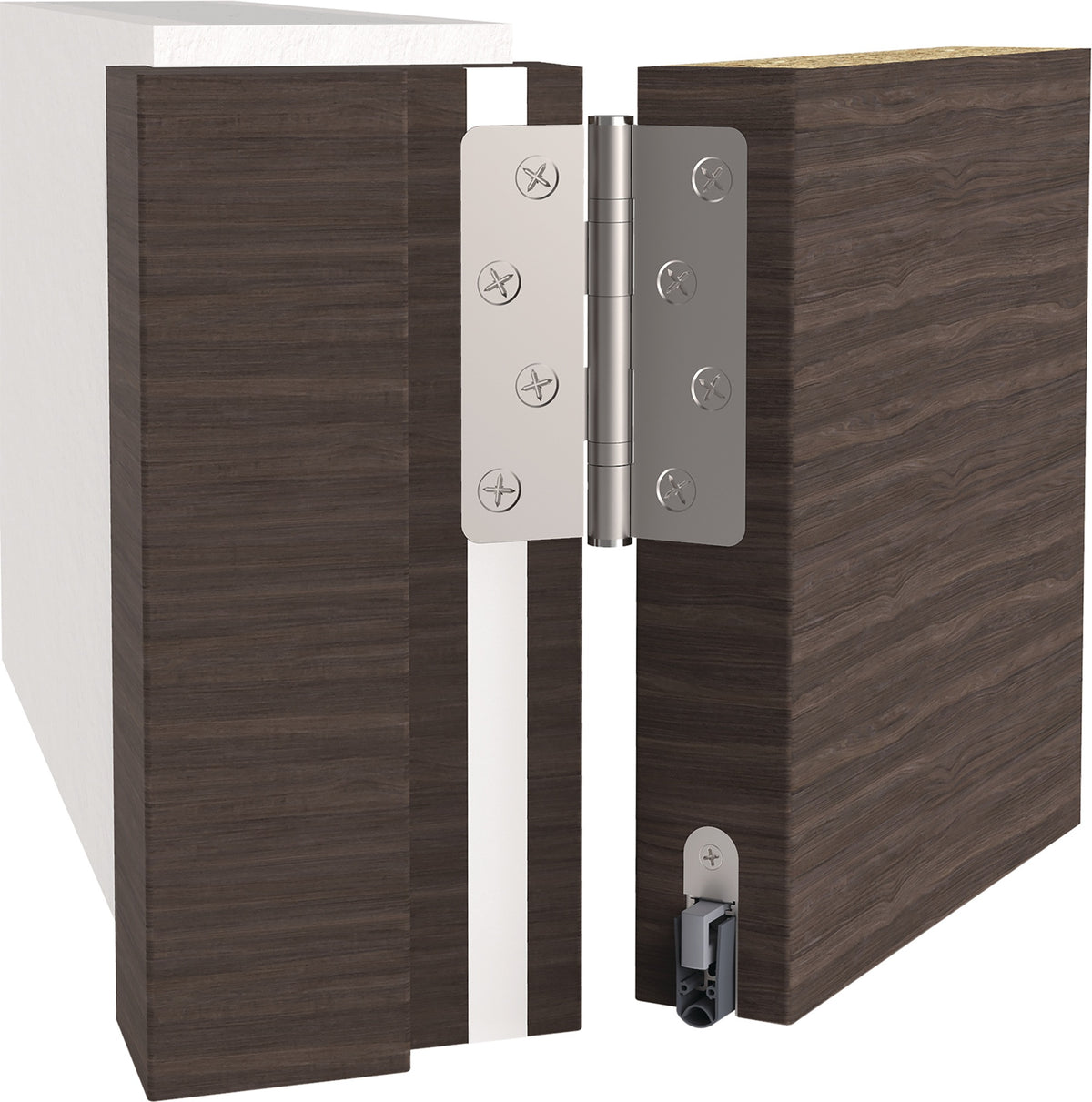 ATHMER Schall-Ex® L-15/30 WS 1-880 Türabsenkdichtung Aluminium silberfarben 708 mm