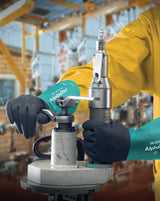 ANSELL Chemiehandschuh Alpha-Tec 58-530W Gr.9 – Nitril, EN 374, EN 388, EN 1149, Kat. III