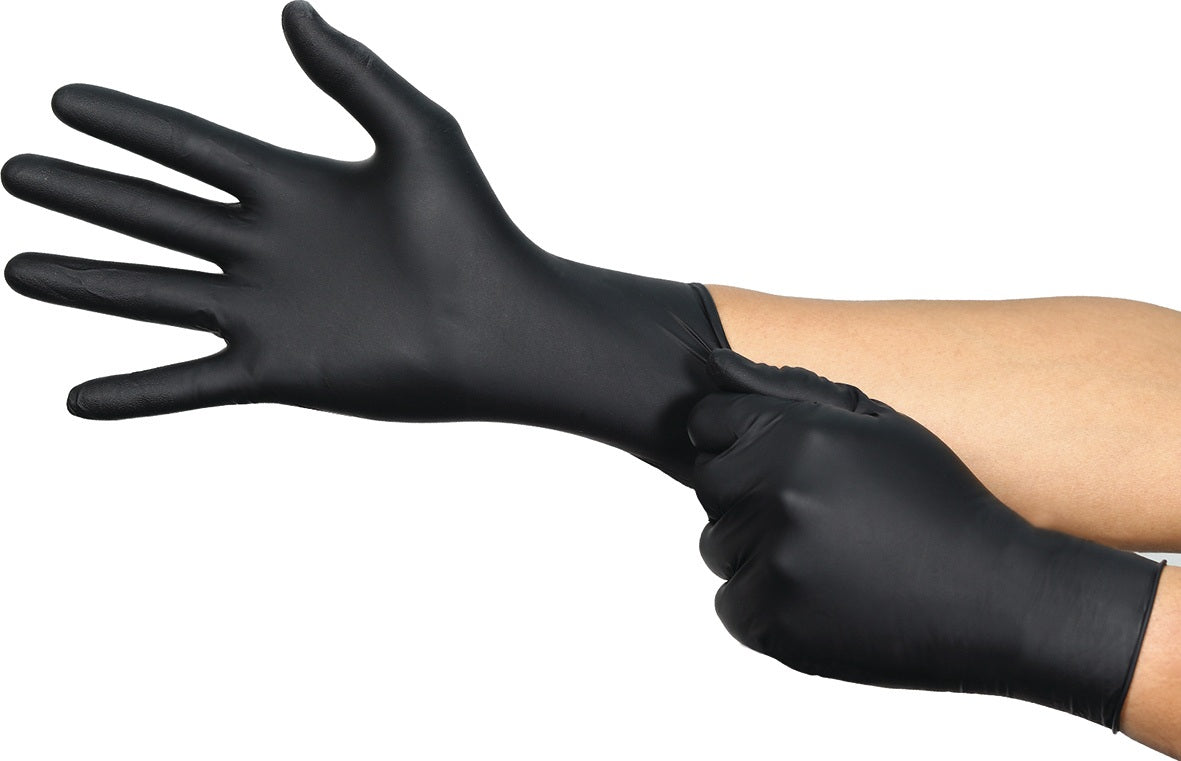 ANSELL MicroFlex 94-242 ESD Nitril Einweghandschuhe Schwarz Gr. M