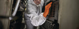 ANSELL TouchNTuff 93-800 Einweghandschuhe orange Gr. 6,5-7 – Chemikalienschutz, puderfrei
