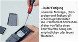WIHA Drehmomentschraubendrehersatz 2852 S10-01, 13-teilig, 1-5 Nm einstellbar, Torx/Plus, Metallbox