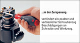 WIHA Drehmomentschraubendrehersatz 2852 S10-01, 13-teilig, 1-5 Nm einstellbar, Torx/Plus, Metallbox