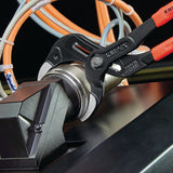 KNIPEX Syphon-/Connectorenzange L.250mm Spann-W.25-80mm schwarz atramentiert