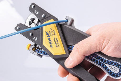 JOKARI Automatikabisolierzange QUADRO Plus 259 mm für 0,5-2,5 mm² mit 4 Funktionen